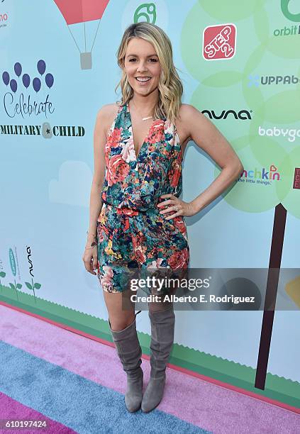 Personality Ali Fedotowsky attends the Step2 & Favored.by Present The 5th Annual Red Carpet Safety Awareness Event at Sony Pictures Studios on...