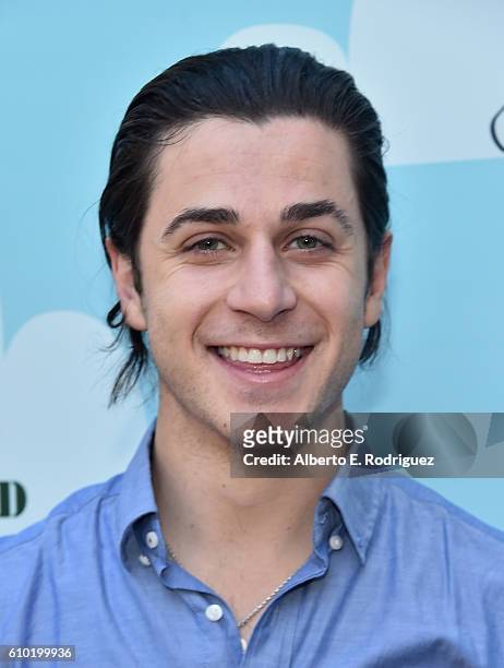 Actor David Henrie attends the Step2 & Favored.by Present The 5th Annual Red Carpet Safety Awareness Event at Sony Pictures Studios on September 24,...