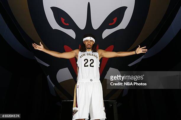 Chris Copeland of the New Orleans Pelicans poses for a portrait during the 2016-2017 NBA Media Day on September 23, 2016 at the Smoothie King Center...