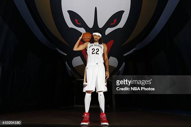 Chris Copeland of the New Orleans Pelicans poses for a portrait during the 2016-2017 NBA Media Day on September 23, 2016 at the Smoothie King Center...