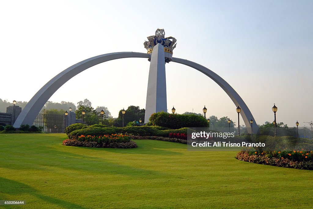 The giant crown of Sultan Johor , Johor Bahru, Malaysia.