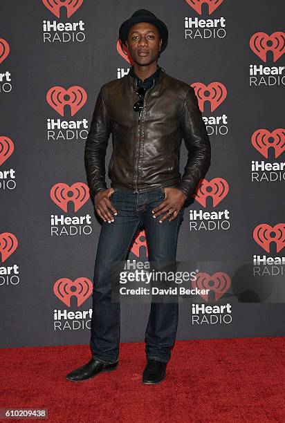 Recording artist Aloe Blacc attends the 2016 iHeartRadio Music Festival at T-Mobile Arena on September 24, 2016 in Las Vegas, Nevada.