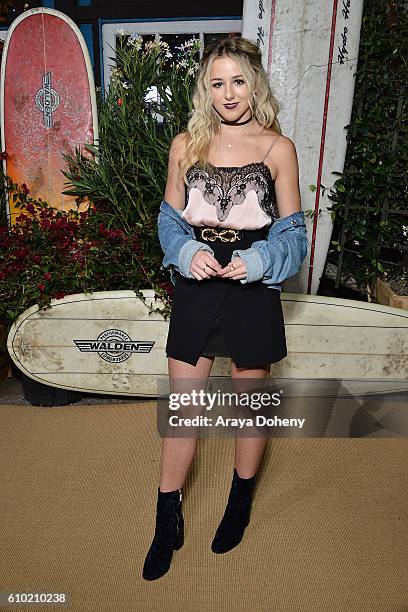 Chloe Lukasiak attends the Teen Vogue Young Hollywood 14th Annual Young Hollywood Issue at Reel Inn on September 23, 2016 in Malibu, California.