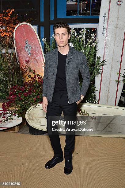 Nolan Gerard Funk attends the Teen Vogue Young Hollywood 14th Annual Young Hollywood Issue at Reel Inn on September 23, 2016 in Malibu, California.