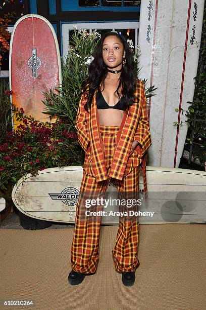 Salem Mitchell attends the Teen Vogue Young Hollywood 14th Annual Young Hollywood Issue at Reel Inn on September 23, 2016 in Malibu, California.