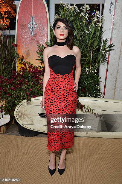 Niki Koss attends the Teen Vogue Young Hollywood 14th Annual Young Hollywood Issue at Reel Inn on September 23, 2016 in Malibu, California.