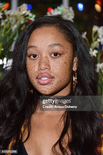 Salem Mitchell attends the Teen Vogue Young Hollywood 14th Annual Young Hollywood Issue at Reel Inn on September 23, 2016 in Malibu, California.