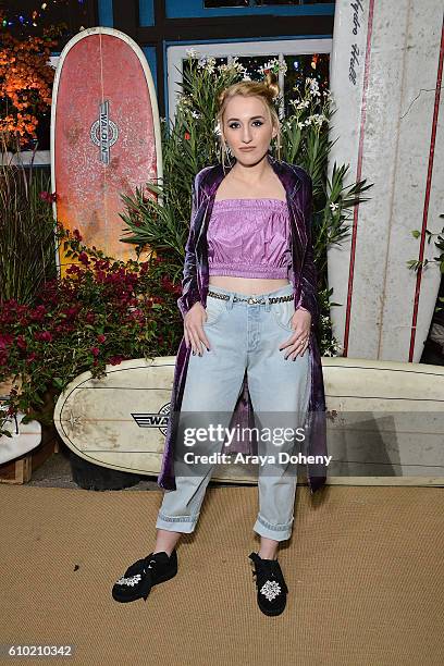 Harley Quinn Smith attends the Teen Vogue Young Hollywood 14th Annual Young Hollywood Issue at Reel Inn on September 23, 2016 in Malibu, California.