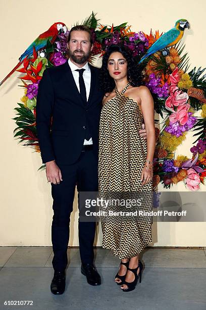 Actress Golshifteh Farahani and her husband Christos Dorje Walker attend the Opening Season Gala at Opera Garnier on September 24, 2016 in Paris,...