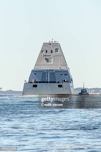 uss zumwalt - destroyer stock pictures, royalty-free photos & images
