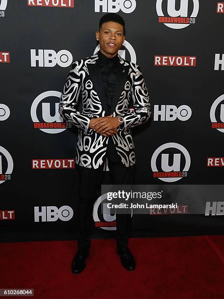 Bryshere Y. Gray attends 2016 Urbanworld Film Festival "Shots Fired" & "The New Edition Story" screenings at AMC Empire 25 theater on September 24,...