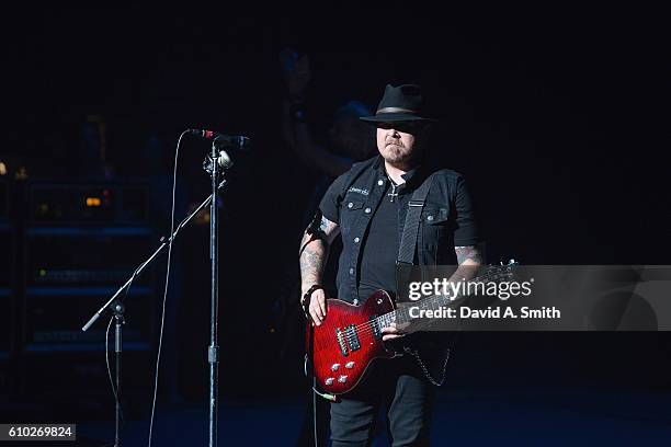 Chris Robertson of Black Stone Cherry performs at Birmingham-Jefferson Civic Center on September 24, 2016 in Birmingham, Alabama.