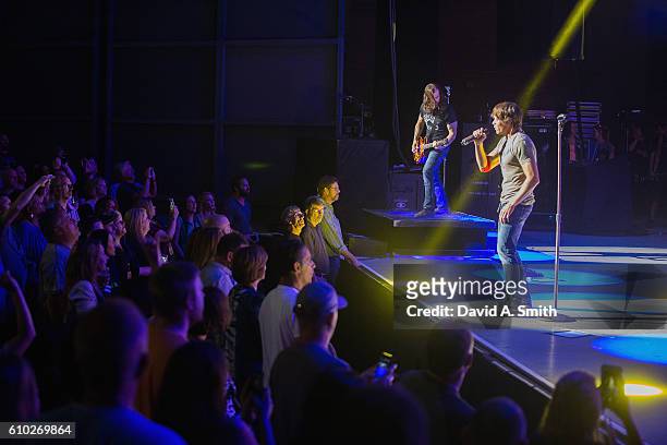 Brad Arnold of 3 Doors Down performs at Birmingham-Jefferson Civic Center on September 24, 2016 in Birmingham, Alabama.