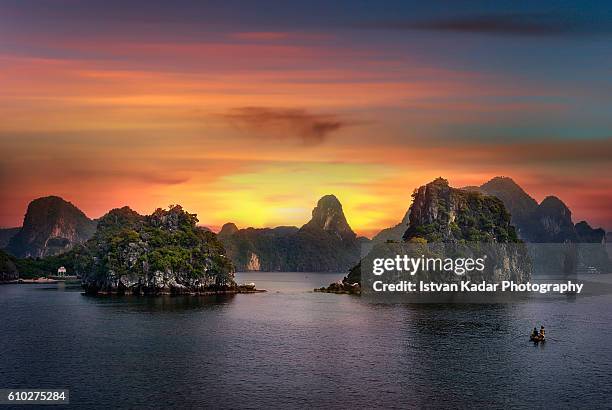 the jewels of ha long bay - ha long bay, vietnam - bay of water stock pictures, royalty-free photos & images