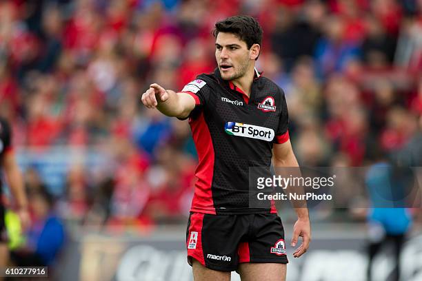 Sam Hidalgo-Clyne of Edinburgh pictured during the Guinness PRO12 Round 4 rugby match between Munster Rugby and Edinburgh Rugby at Thomond Park...