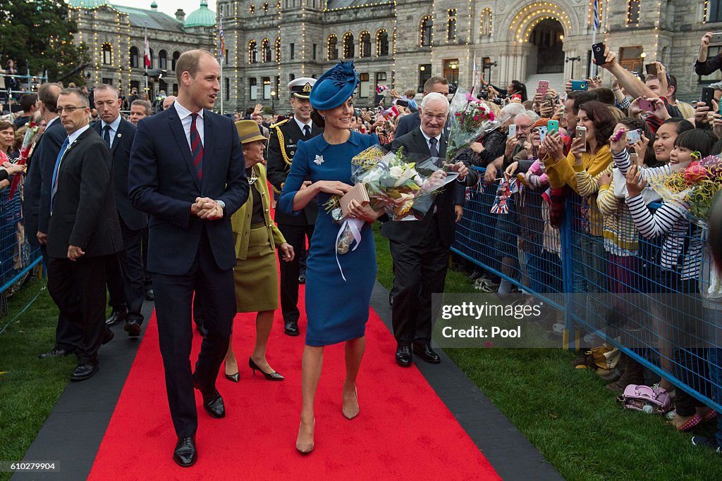 2016 Royal Tour To Canada Of The Duke And Duchess Of Cambridge - Victoria, British Columbia