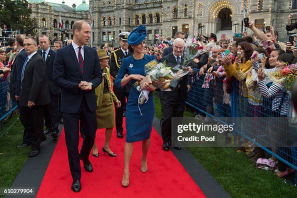 2016 Royal Tour To Canada Of The Duke And Duchess Of Cambridge - Victoria, British Columbia 2016 Royal Tour To Canada Of The Duke And Duchess Of Cambridge - Victoria, British Columbia