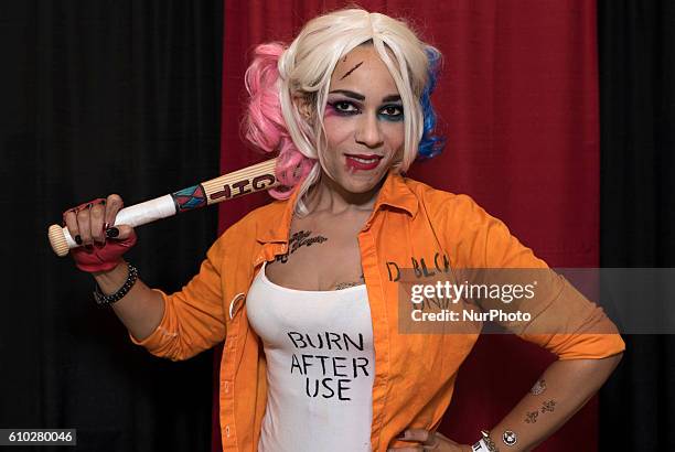 Cosplayer, Amanda Roberts, at Nerdbot Con, a convention for nerds, geeks and cosplay in Pasadena, California. September 24, 2016