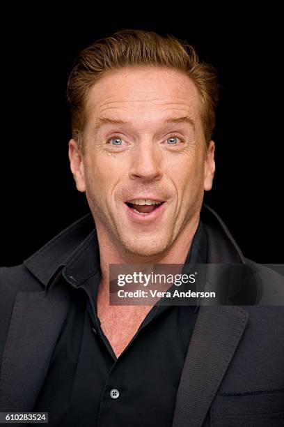 Damian Lewis at the "Billions" Press Conference at the Essex House on September 24, 2016 in New York City.