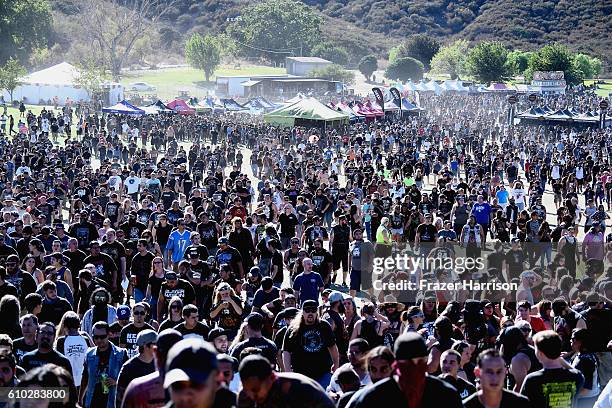 Atmosphere at Ozzfest 2016 at San Manuel Amphitheater on September 24, 2016 in Los Angeles, California.