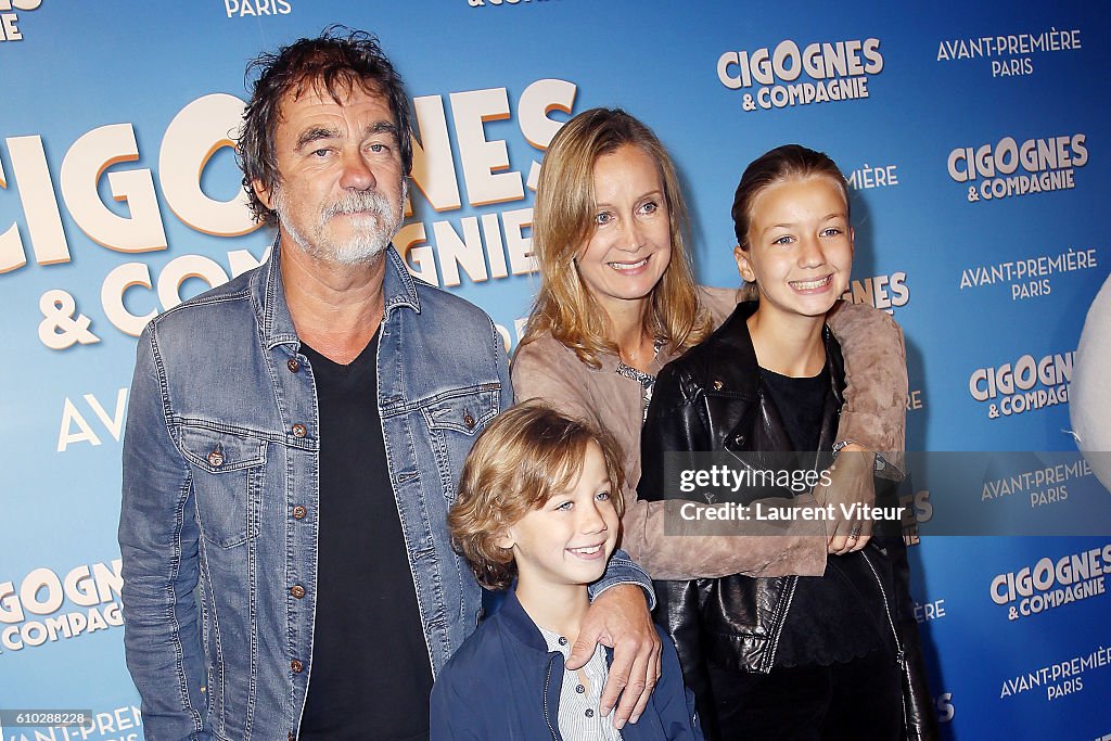 "Cigognes & Compagnie" Paris Premiere At Cinema Gaumont Capucines