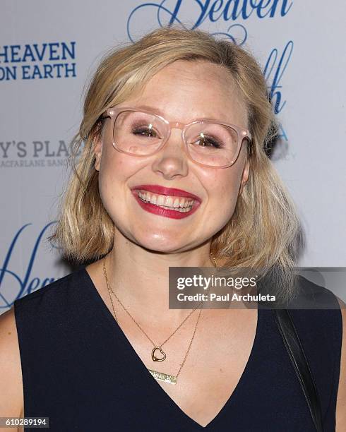 Actress Alison Pill attends the 2016 Heaven On Earth Gala at The Garland on September 24, 2016 in North Hollywood, California.