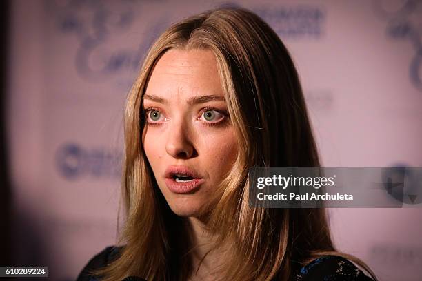 Actress Amanda Seyfried attends the 2016 Heaven On Earth Gala at The Garland on September 24, 2016 in North Hollywood, California.