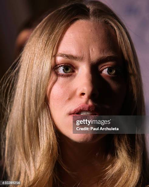 Actress Amanda Seyfried attends the 2016 Heaven On Earth Gala at The Garland on September 24, 2016 in North Hollywood, California.