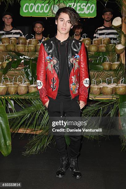 Dylan Jagger Lee attends the Dolce And Gabbana show during Milan Fashion Week Spring/Summer 2017 on September 25, 2016 in Milan, Italy.