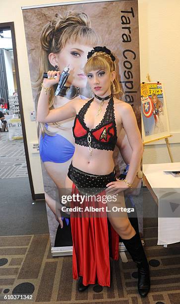 Actress/cosplayer Tara Nicole Azarian attends Nerdbot - Con held at Pasadena Convention Center on September 24, 2016 in Pasadena, California.