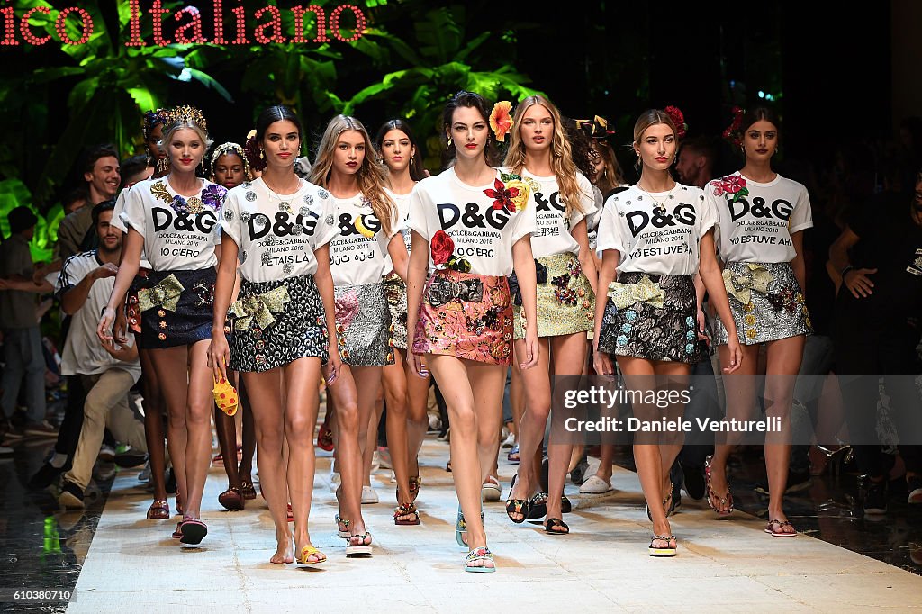 Dolce And Gabbana - Runway - Milan Fashion Week SS17