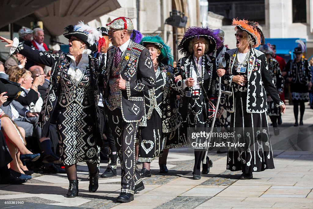 Harvest Festival Is Celebrated By London's Pearly Kings And Queens