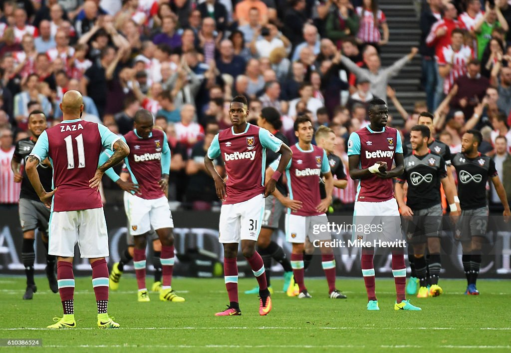 West Ham United v Southampton - Premier League