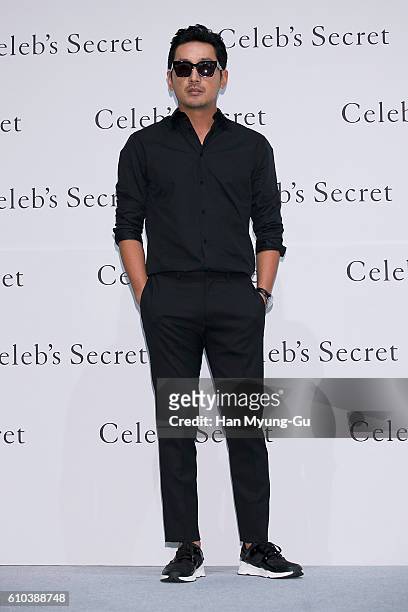 South Korean actor Ha Jung-Woo attends the "Celeb's Secret" Launch Photocall on September 22, 2016 in Seoul, South Korea.