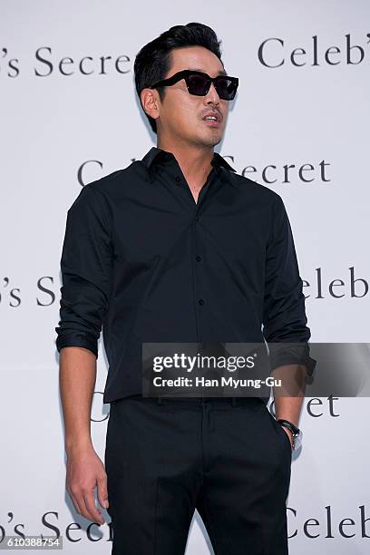 South Korean actor Ha Jung-Woo attends the "Celeb's Secret" Launch Photocall on September 22, 2016 in Seoul, South Korea.