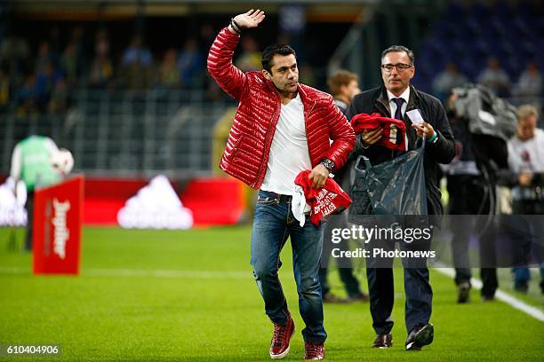 Ahmed Hassan pictured during Jupiler Pro League match between RSC Anderlecht and KVC Westerlo on september 25, 2016 in Brussels, Belgium