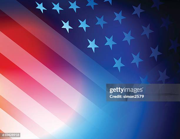 usa stars and stripes background - us election background stock illustrations