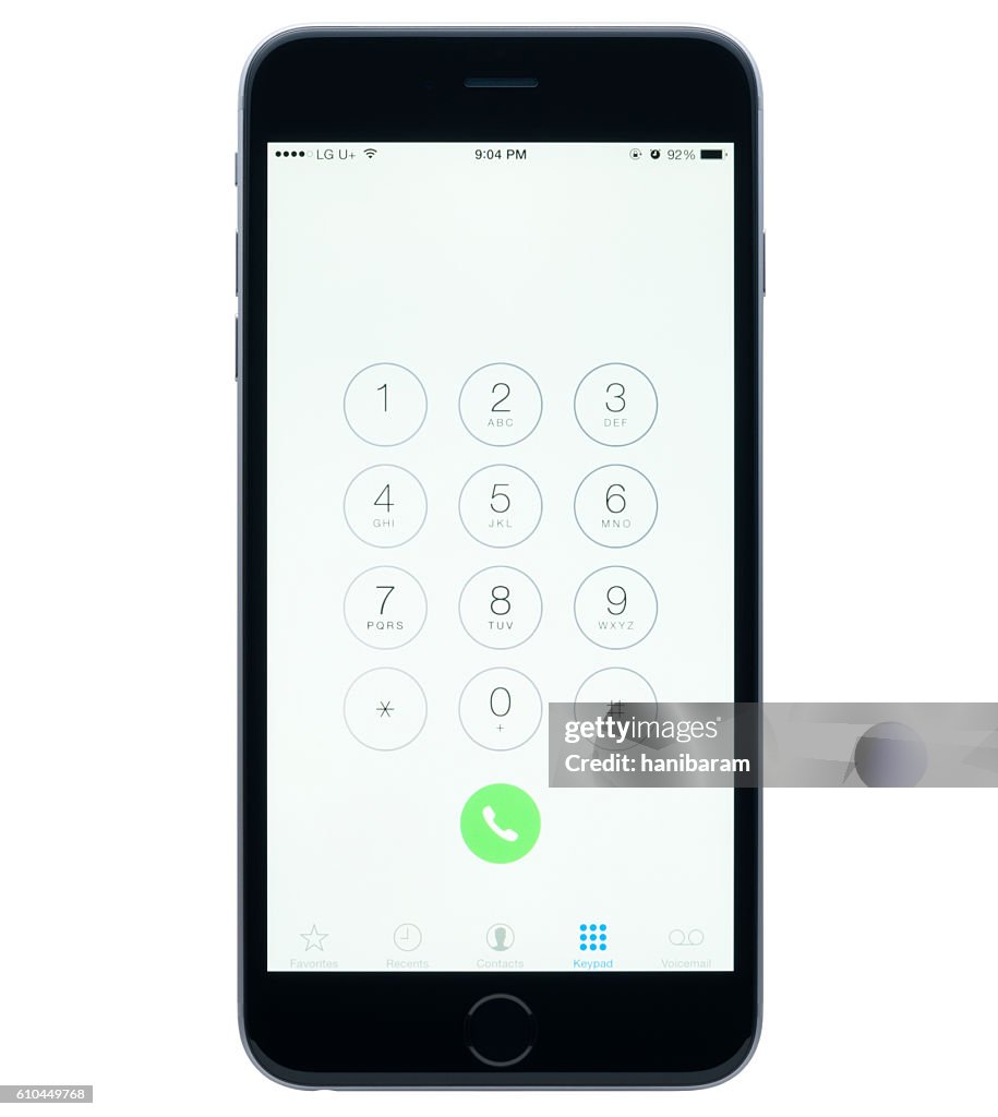 Apple iPhone 6 Dialer