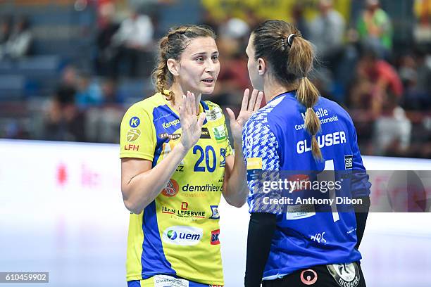 Sladjana Pop Lazic of Metz during the Division 1 match between Issy Paris and Metz on September 25, 2016 in Creteil, France.