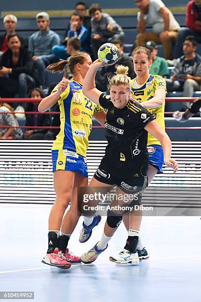 Frida Tegsted of Issy Paris during the Division 1 match between Issy Paris and Metz on September 25, 2016 in Creteil, France.