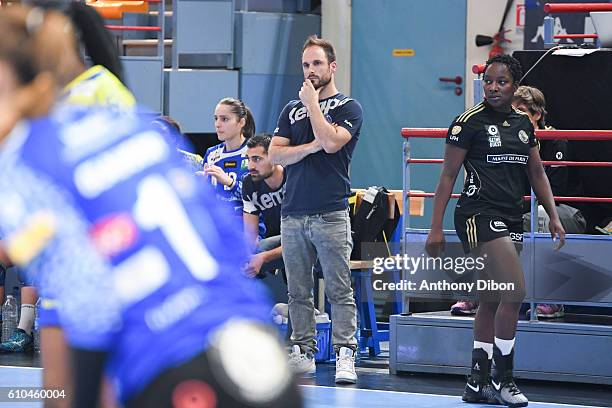 Emmanuel Mayonnade coach of Metz during the Division 1 match between Issy Paris and Metz on September 25, 2016 in Creteil, France.