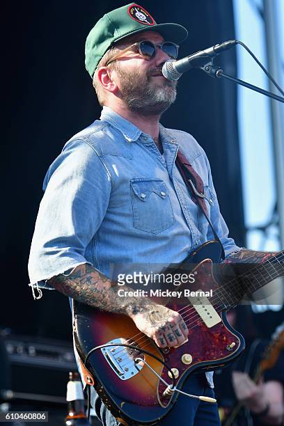 Dallas Green of City and Colour performs onstage at the Pilgrimage Music & Cultural Festival - Day 2 on September 25, 2016 in Franklin, Tennessee.