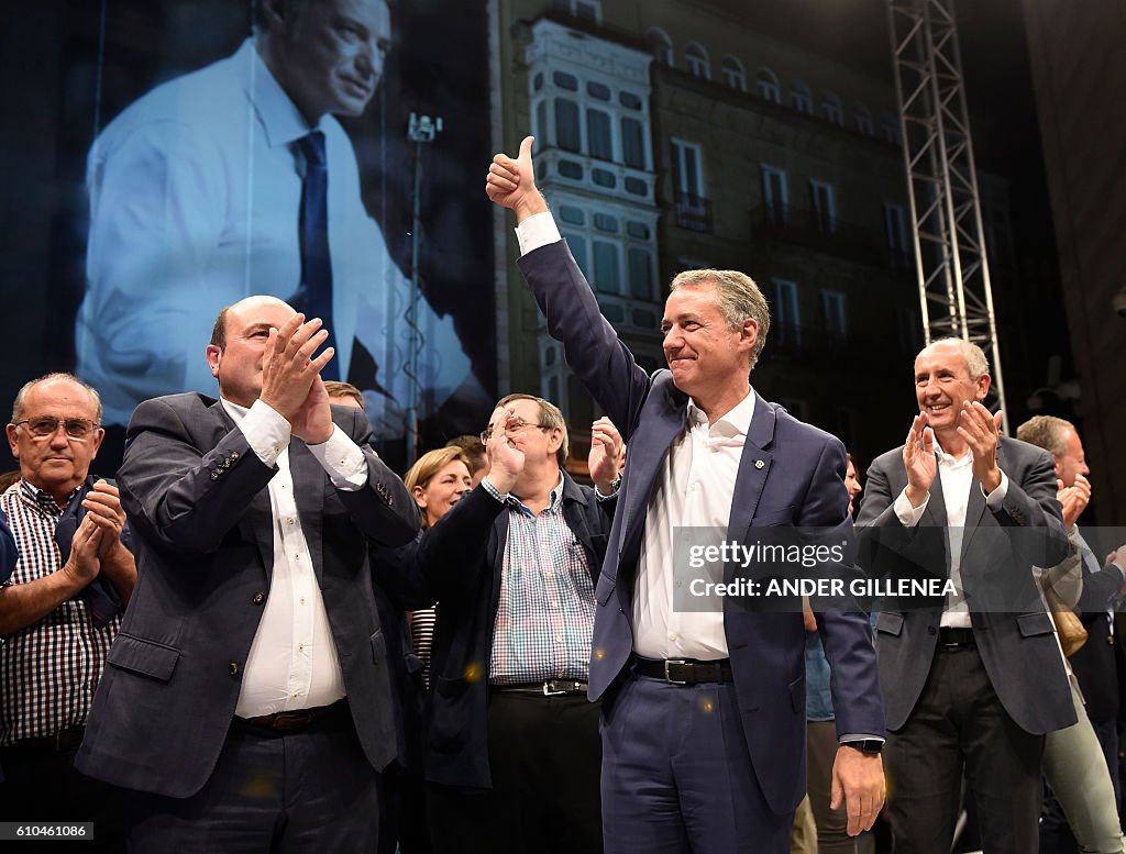 Basque Party Current Basque regional president and Basque Nationalist Party... News ...