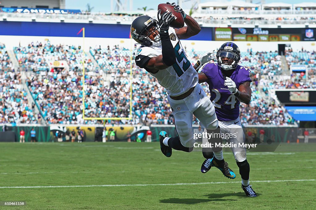Baltimore Ravens v Jacksonville Jaguars