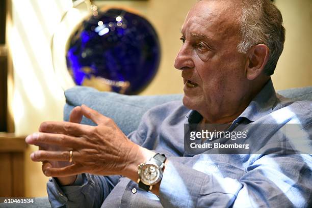 Sanford "Sandy" Weill, former chief executive officer and chairman emeritus of Citigroup Inc., speaks during an interview at his home in Sonoma,...