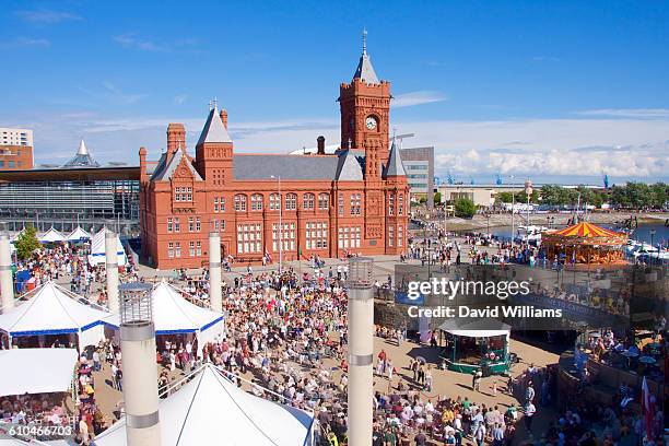 wales - cardiff bay stock pictures, royalty-free photos & images