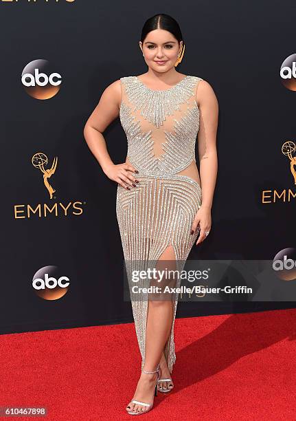 Actress Ariel Winter arrives at the 68th Annual Primetime Emmy Awards at Microsoft Theater on September 18, 2016 in Los Angeles, California.