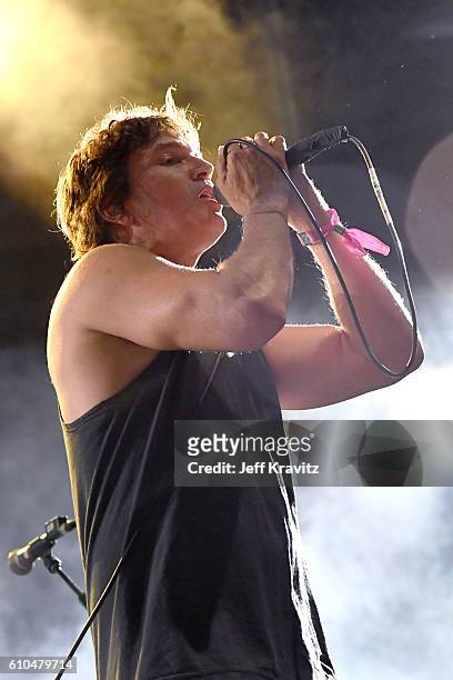 Musician Stephan Jenkins of Third Eye Blind performs onstage during day 3 of the 2016 Life Is Beautiful festival on September 25, 2016 in Las Vegas,...