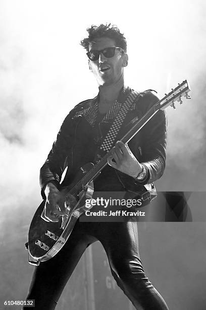 Recording artist David Macklovitch of Chromeo performs onstage during day 3 of the 2016 Life Is Beautiful festival on September 25, 2016 in Las...