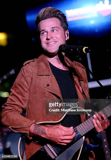 Singer Ryan Cabrera performs onstage during The Concert Across America To End Gun Violence at The Standard Hotel on September 25, 2016 in Los...